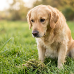 Why is my dog vomiting after eating grass