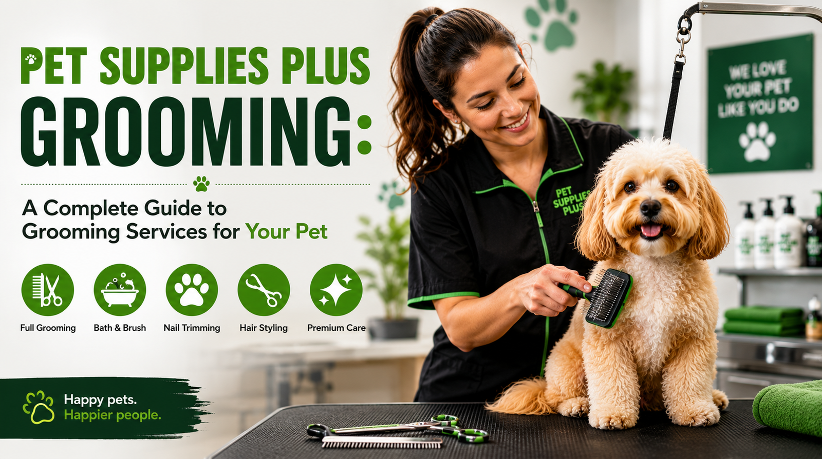 Pet Supplies Plus Grooming services for dogs