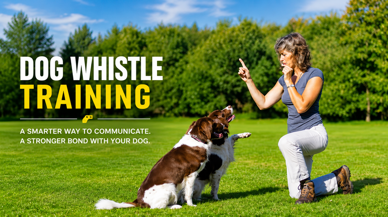 Dog Whistle Training for better recall and obedience