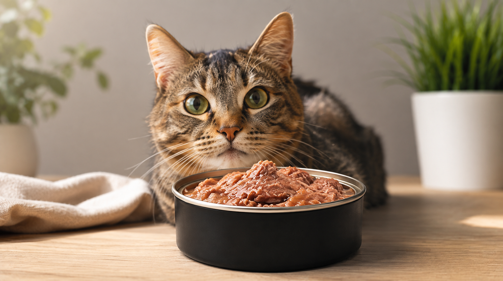 crave wet food for cats in a serving tray