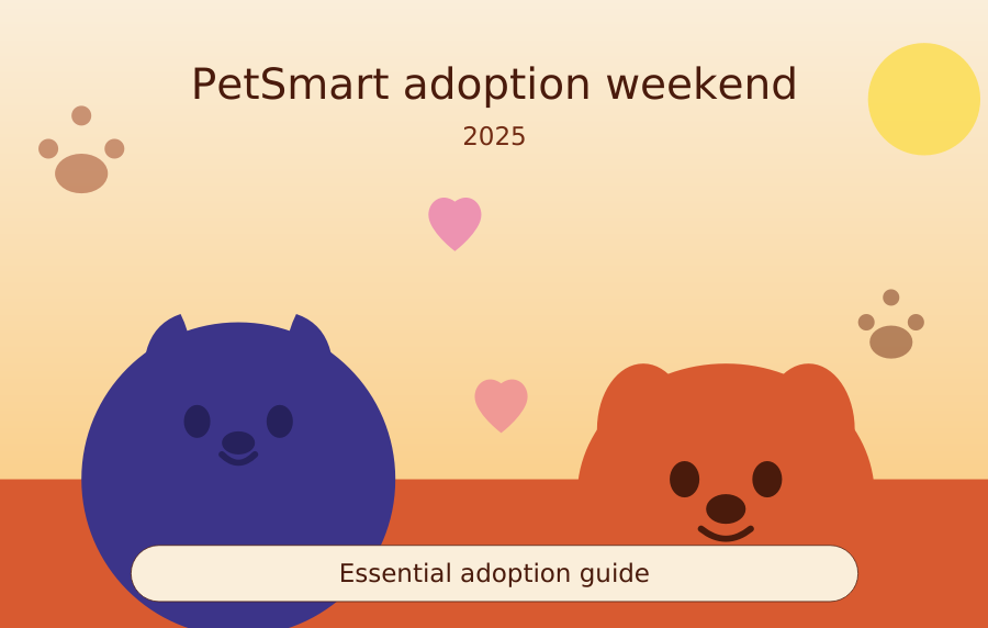 PetSmart Adoption Weekend 2025 with adoptable dogs and cats