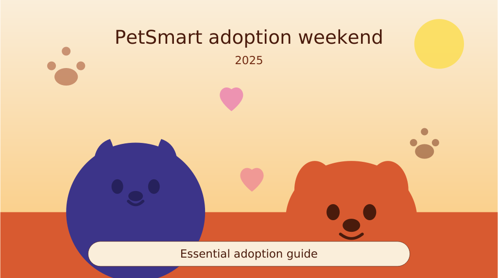PetSmart Adoption Weekend 2025 with adoptable dogs and cats