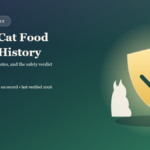 Acana cat food recall history — cat eating dry food from a bowl