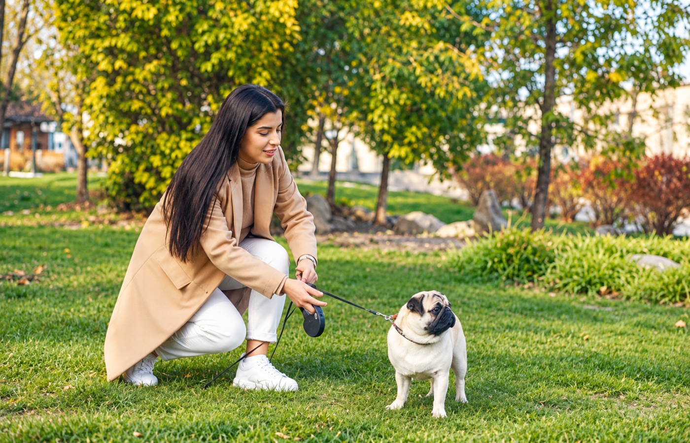 Pet Sitter of Boise — dog being walked by a professional pet sitter