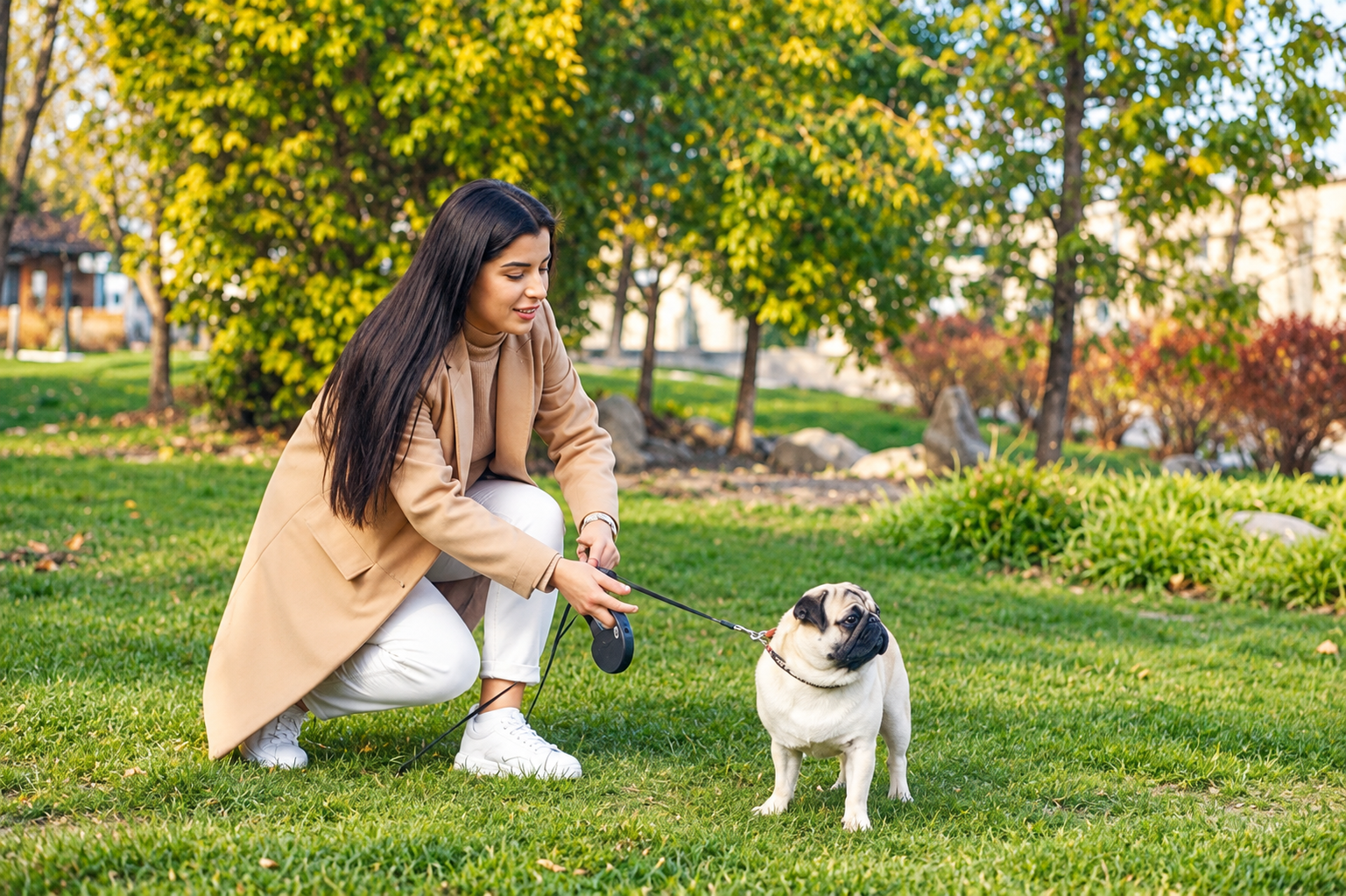 Pet Sitter of Boise — dog being walked by a professional pet sitter